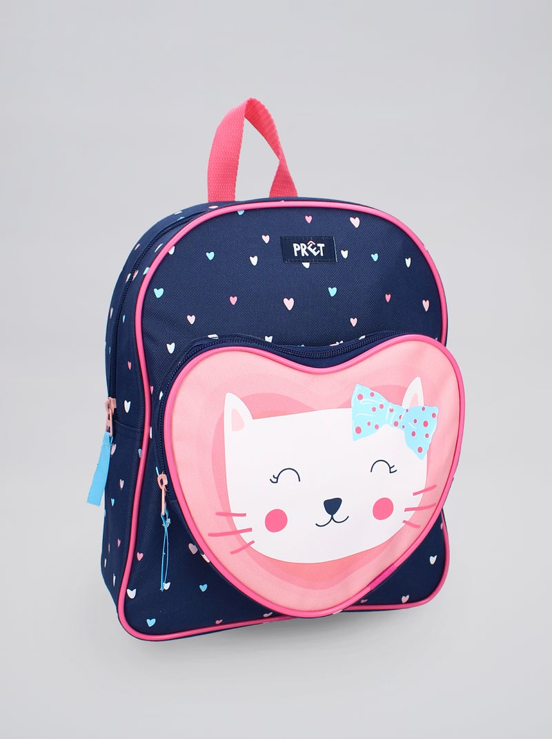 Mochila 'Gato' Azul Naval - Kiabi