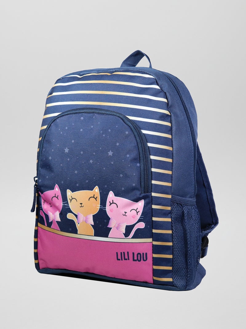 Mochila 'gatos' Azul - Kiabi
