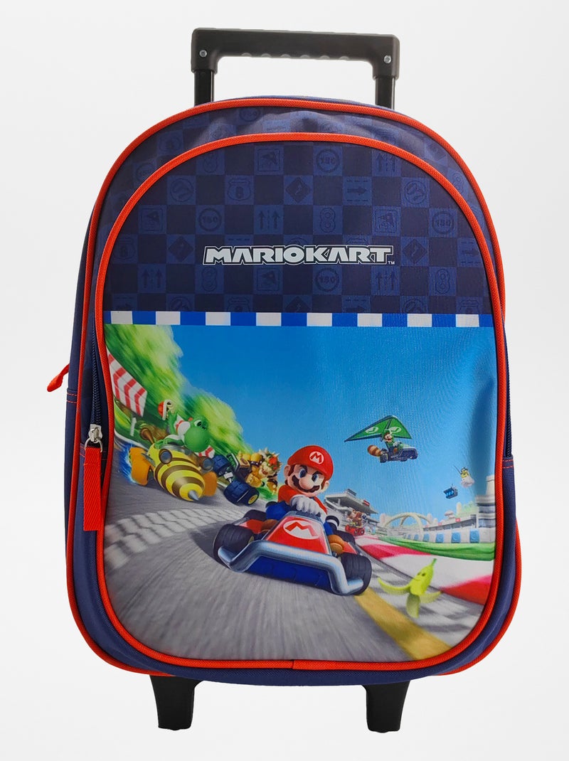 Mochila grande com rodinhas 'Mário' Azul - Kiabi