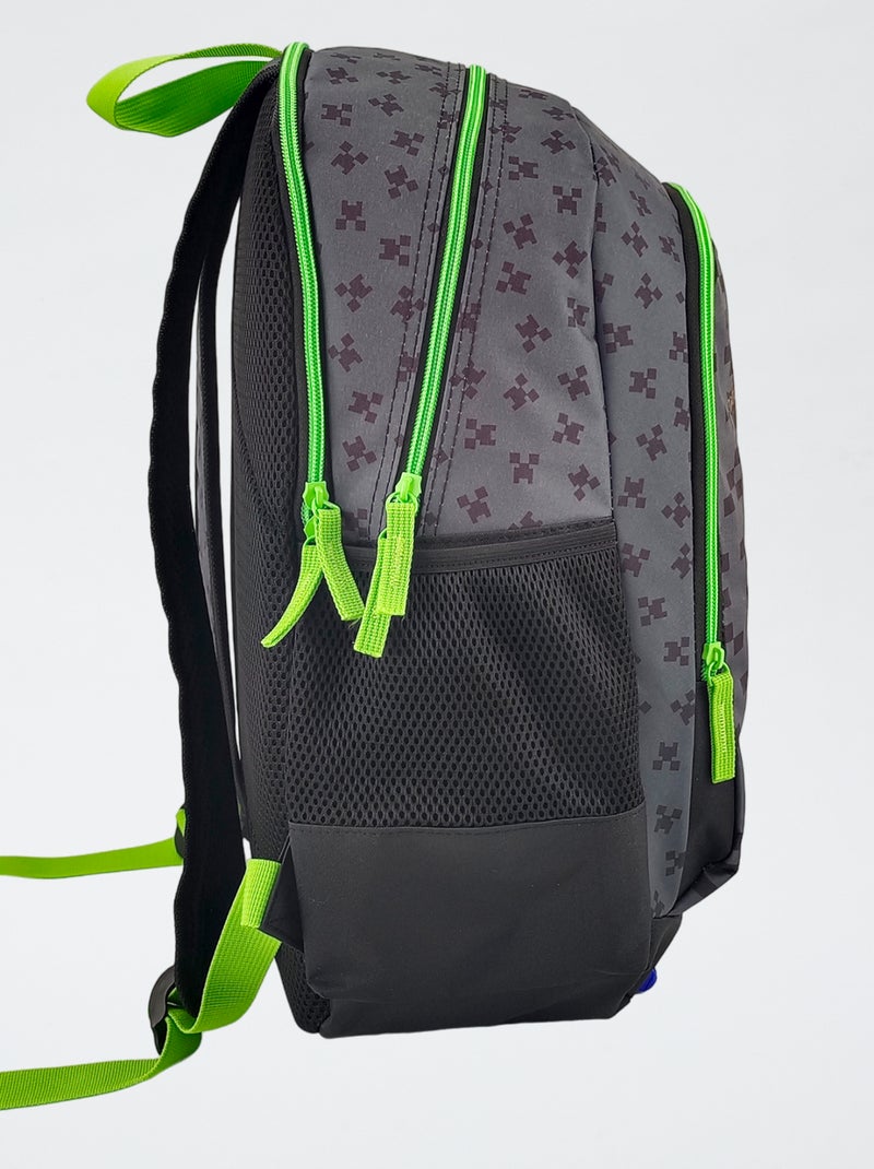 Mochila grande 'Minecraft' Preto - Kiabi