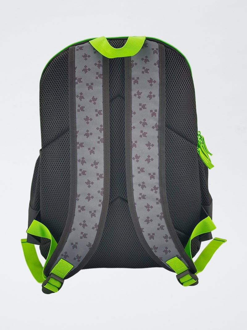 Mochila grande 'Minecraft' Preto - Kiabi