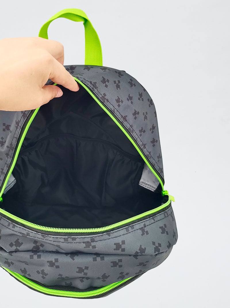 Mochila grande 'Minecraft' Preto - Kiabi