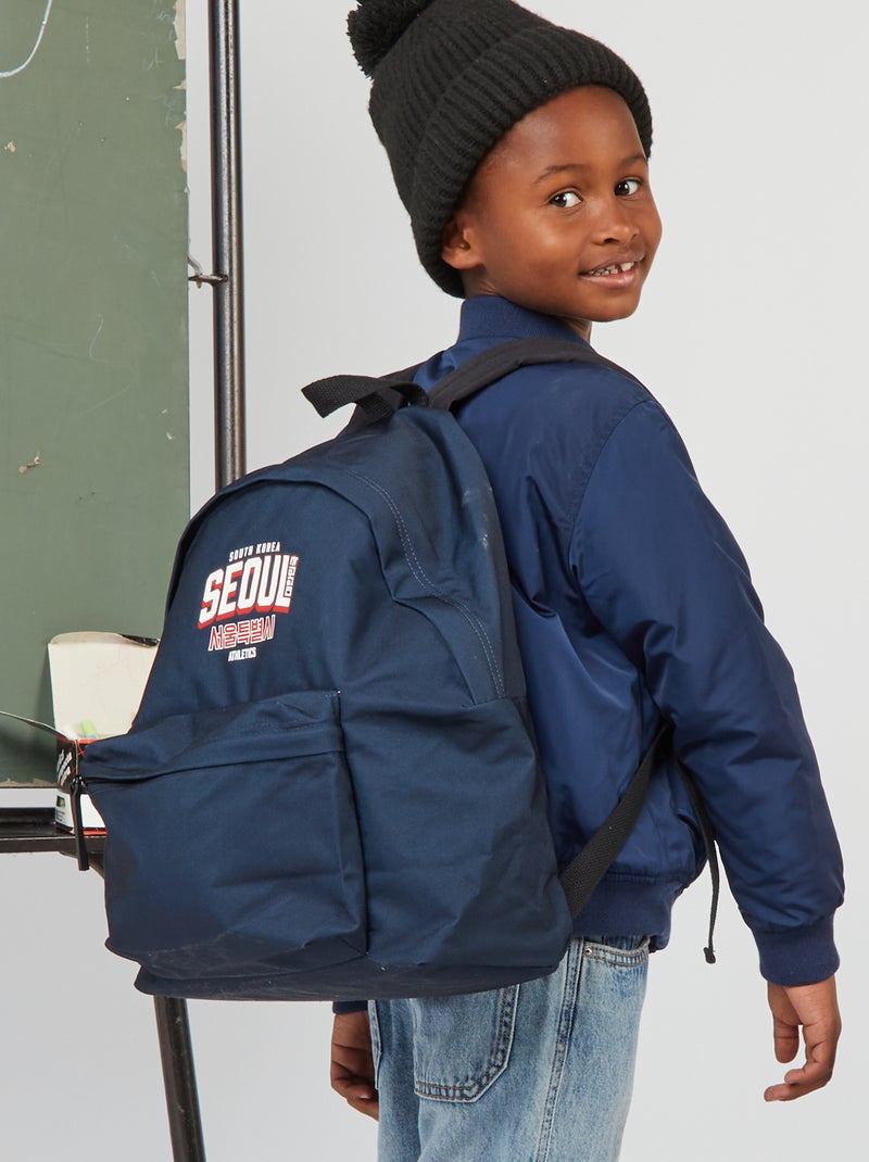 Mochila impermeável 'Séoul' AZUL - Kiabi