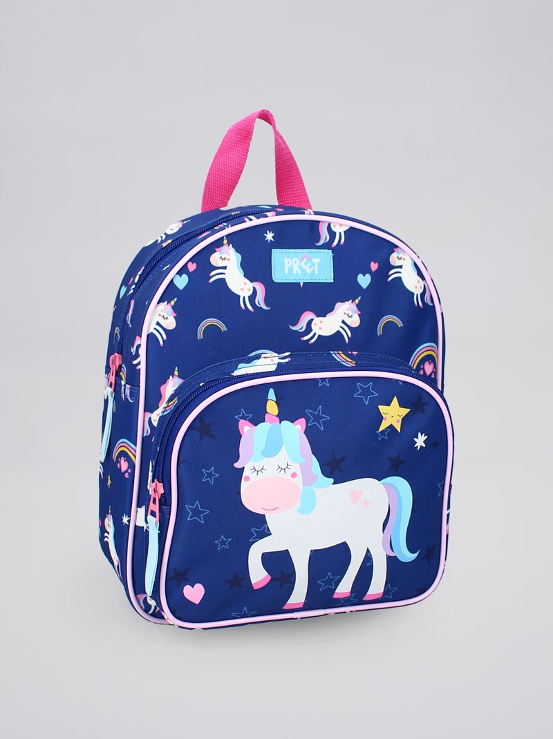 Mochila média 'Unicórnio' Azul Naval - Kiabi