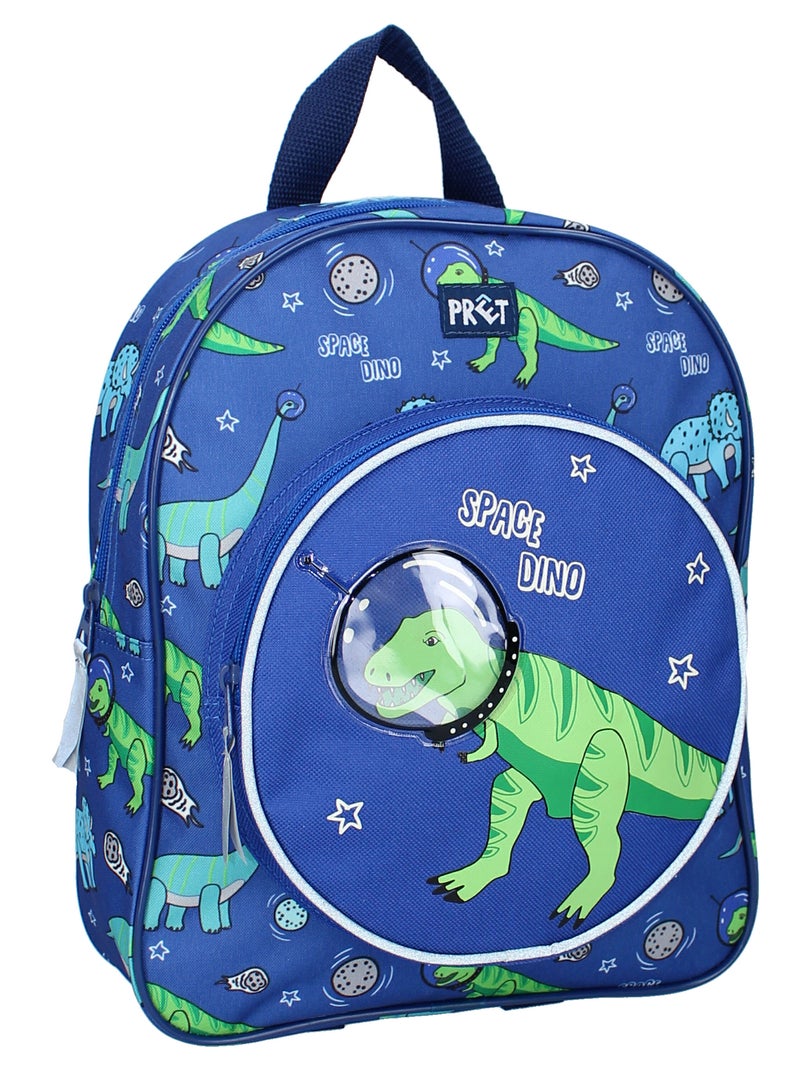 Mochila pequena 'dinossauros do espaço' Azul - Kiabi