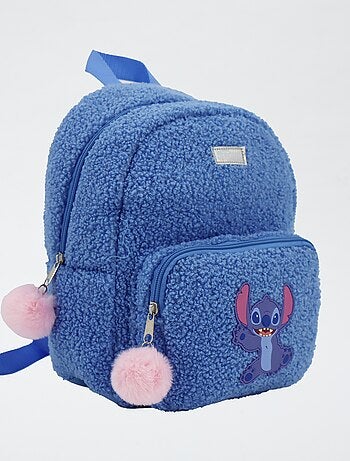 Mochila 'Stitch' efeito pelo de ovelha