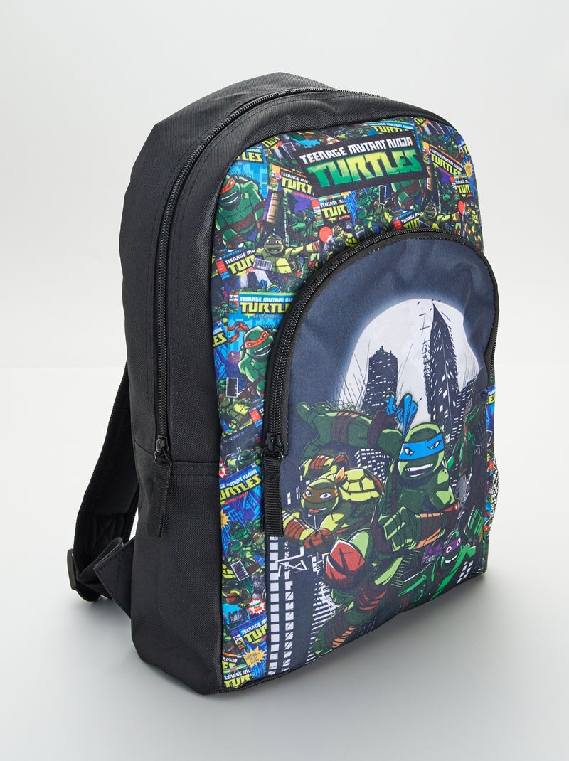 Mochila 'Tartaruga Ninja' Preto - Kiabi