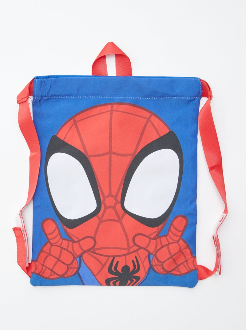 Mochila tipo tote bag 'Homem-Aranha' 'Marvel' Azul - Kiabi
