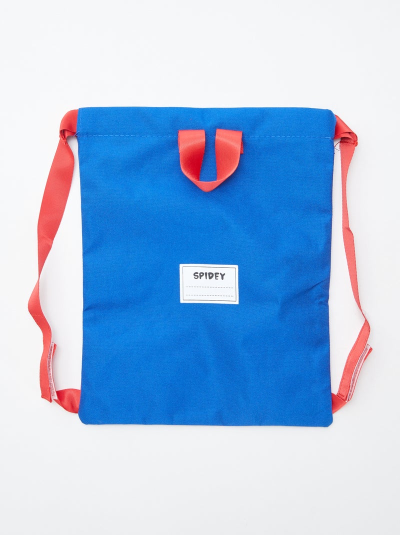 Mochila tipo tote bag 'Homem-Aranha' 'Marvel' Azul - Kiabi