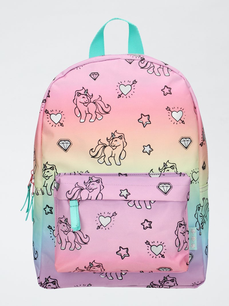 Mochila 'unicórnio' Bege - Kiabi