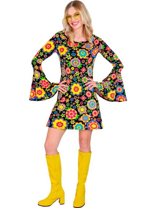Moda hippie dos anos 60 com flores - Kiabi