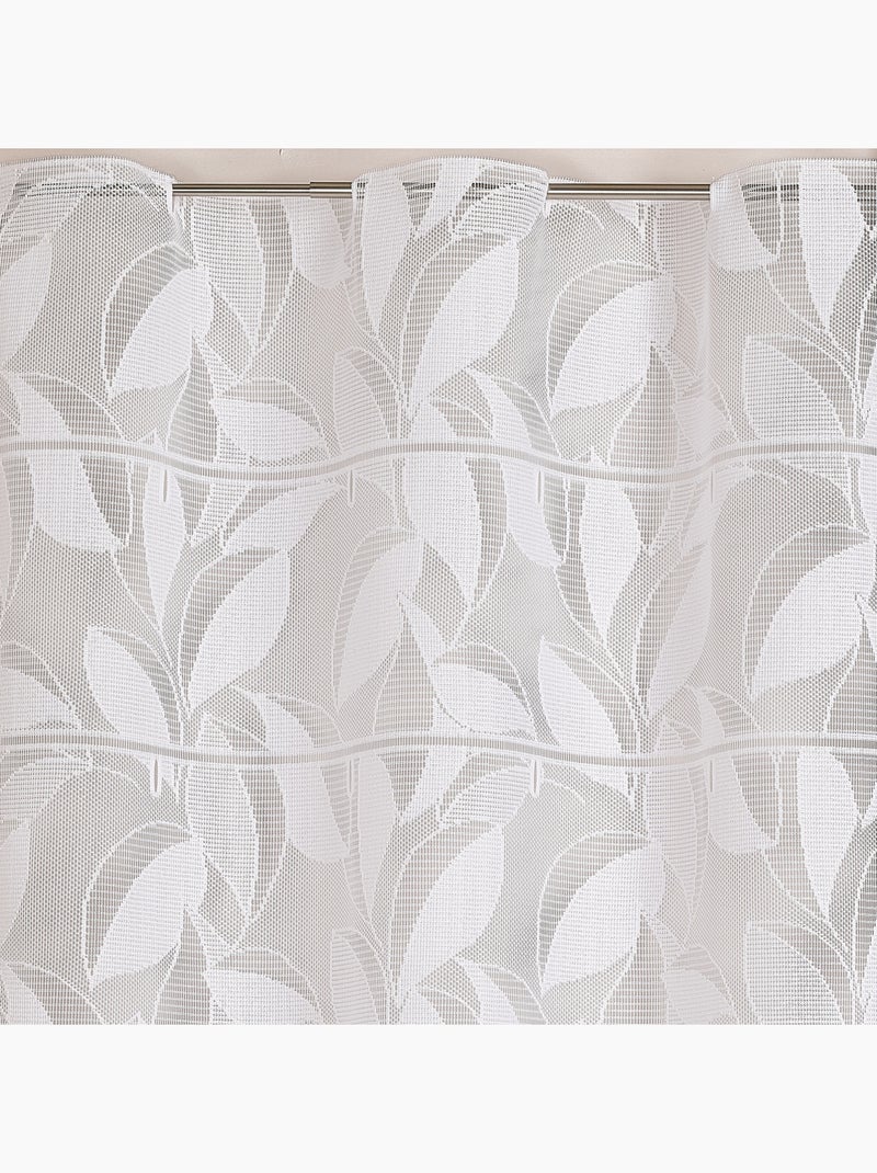 Modular em malha com padrão de folhas Branco - Kiabi