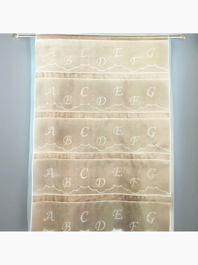 Modulável com bordado de letras do alfabeto Marfim - Kiabi