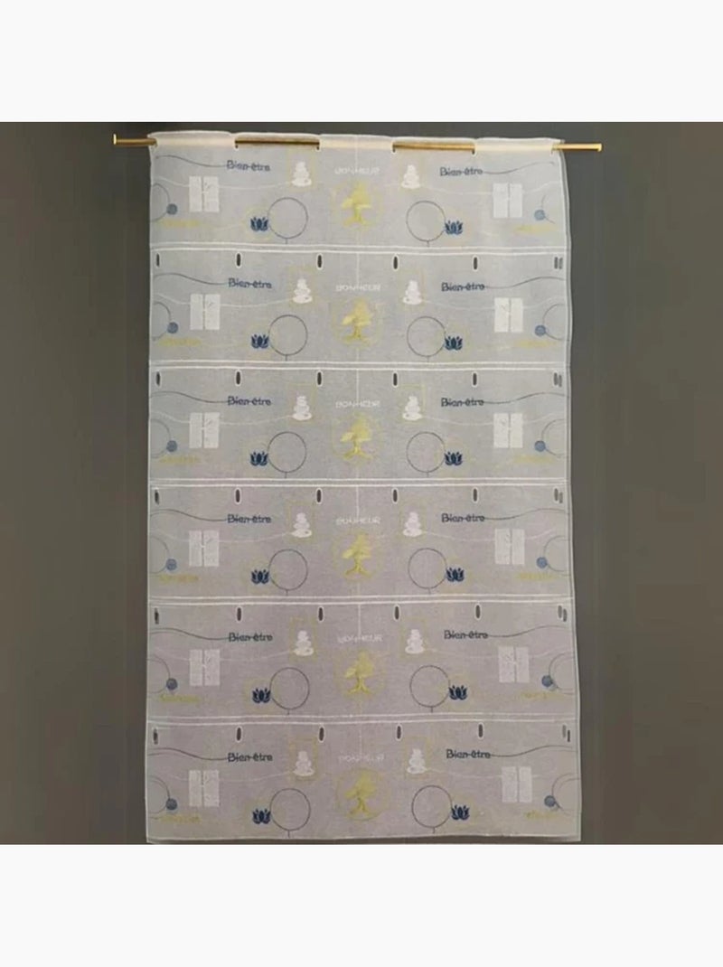 Modulável, leve e bordado, com um toque zen Branco - Kiabi