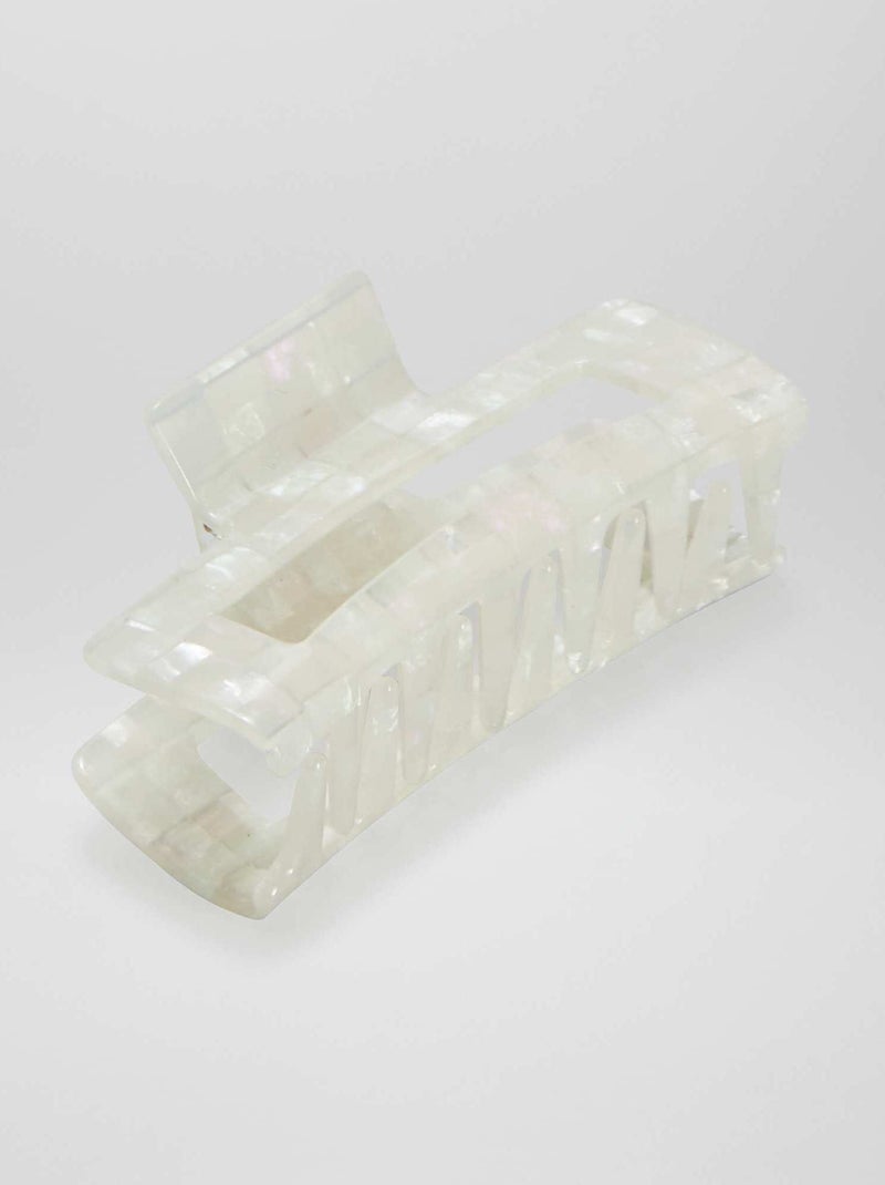 Mola para o cabelo bloco BRANCO - Kiabi