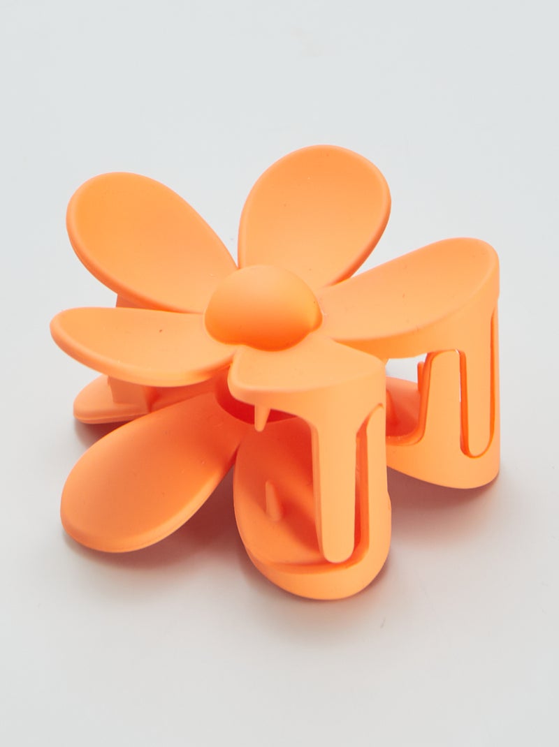 Mola para o cabelo em forma de flor LARANJA - Kiabi