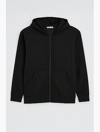 Moletom com capuz feminino com zíper frontal mixray