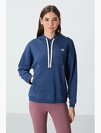 Moletom com capuz oversized e bolso tommy