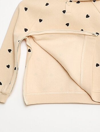 Moletom com fechos laterais - coleção fácil de vestir