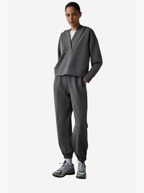 Moletom cropped com capuz em modal penti - Kiabi Moletom cropped com capuz em modal penti - Kiabi