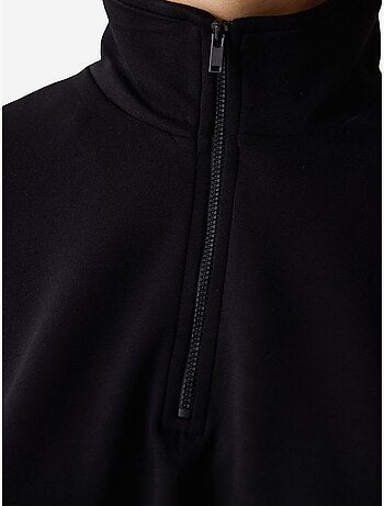 Moletom cropped com gola alta silky feel penti