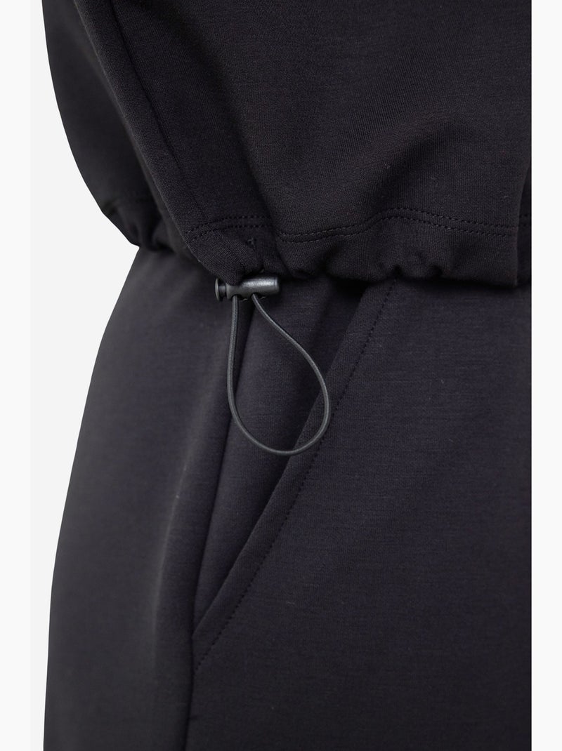 Moletom cropped com gola alta silky feel penti Preto - Kiabi