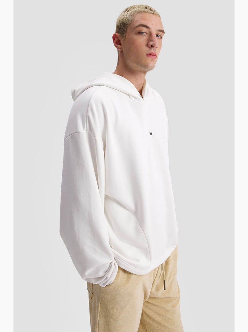 Moletom masculino giesto Branco - Kiabi