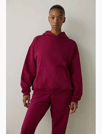 Moletom oversized com capuz penti
