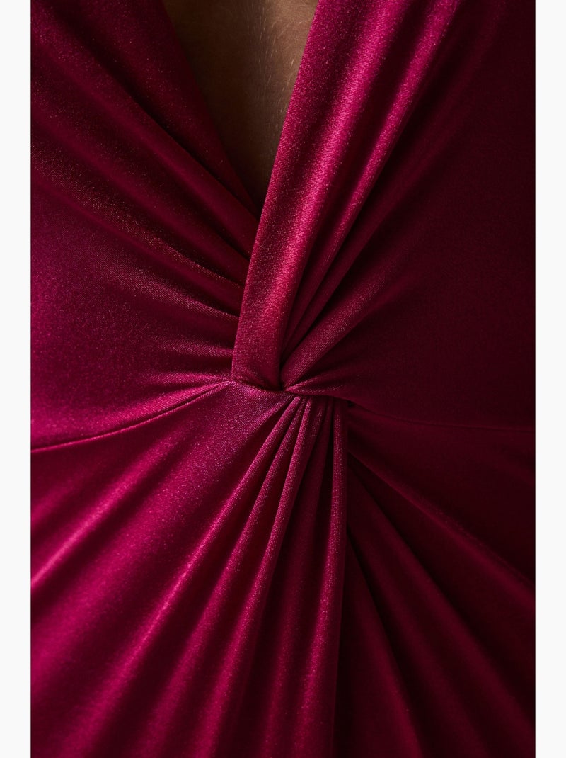 Monokini tricia mulher penti Vermelho bordô - Kiabi