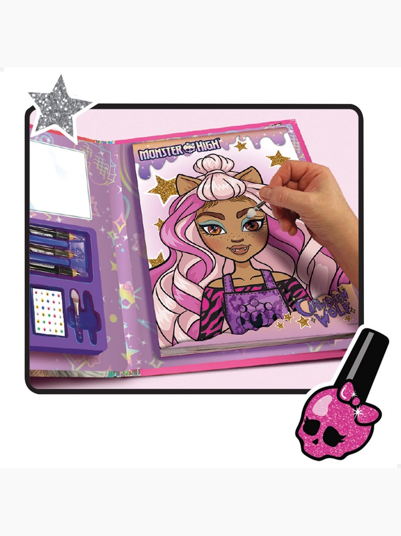 Monster high conjunto de maquilhagem 3 em 1 N/D - Kiabi