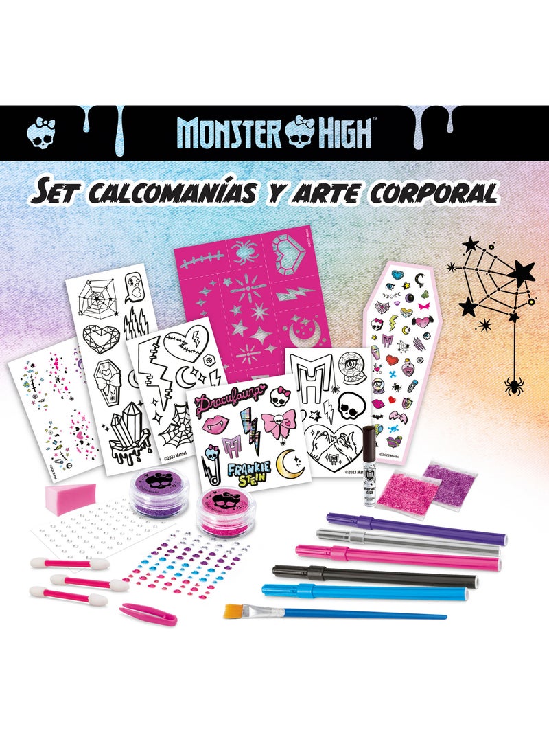 Monster high estúdio de tatuagem e arte corporal N/D - Kiabi