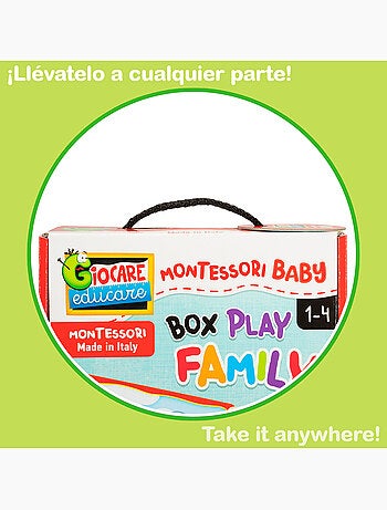 Montessori lisciani 6 quebra-cabeças para encaixar peças de animais