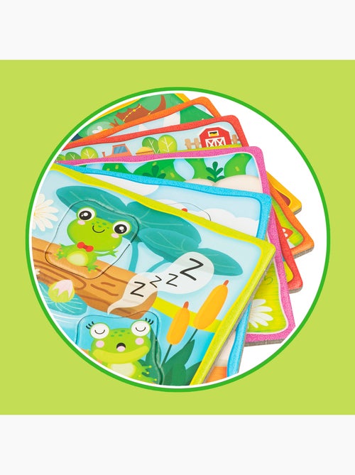 Montessori lisciani 6 quebra-cabeças para encaixar peças de animais - Kiabi Montessori lisciani 6 quebra-cabeças para encaixar peças de animais - Kiabi