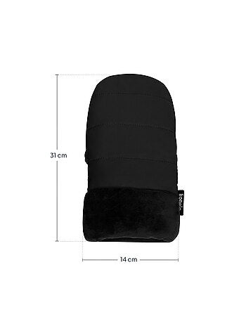 Mula de mão para carrinho LIONELO Handmuff - Luvas para carrinho - Universal - Impermeável