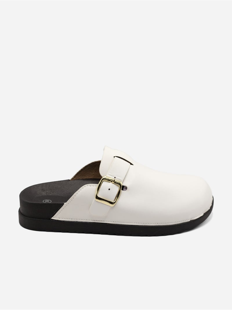 Mulas alça cruzada Branco - Kiabi