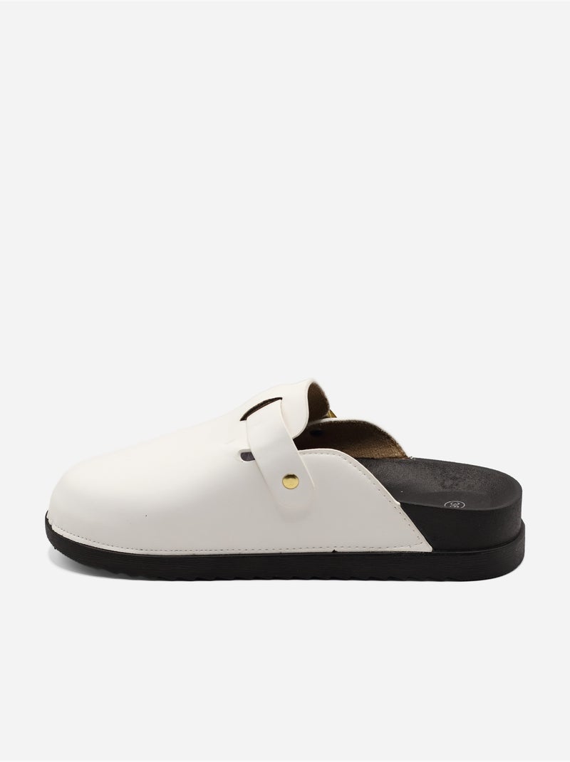 Mulas alça cruzada Branco - Kiabi