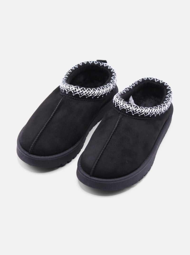 Mulas alça cruzada Preto - Kiabi