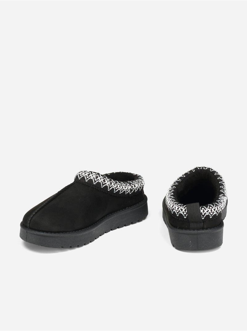 Mulas alça cruzada Preto - Kiabi