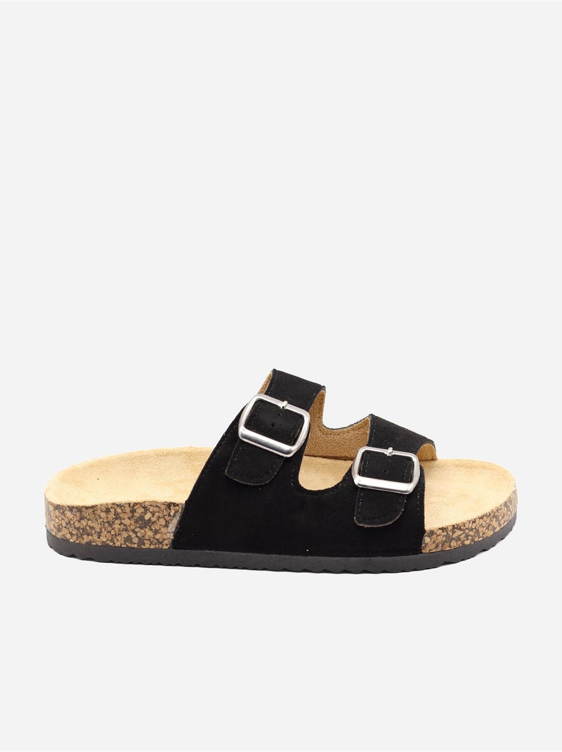 Mulas alça cruzada Preto - Kiabi