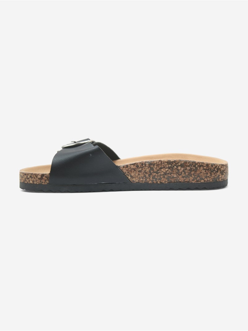 Mulas alça cruzada Preto - Kiabi