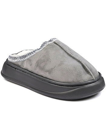 Mulas mulher estilo escandinavo, forro quente, sola antiderrapante ozabi