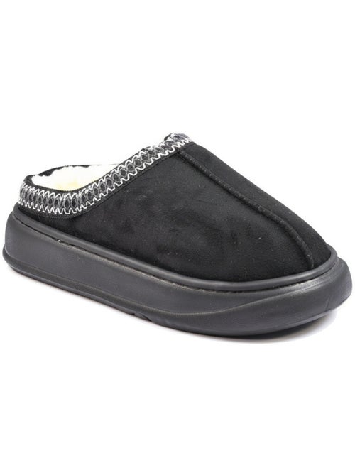 Mulas mulher estilo escandinavo, forro quente, sola antiderrapante ozabi - Kiabi Mulas mulher estilo escandinavo, forro quente, sola antiderrapante ozabi - Kiabi