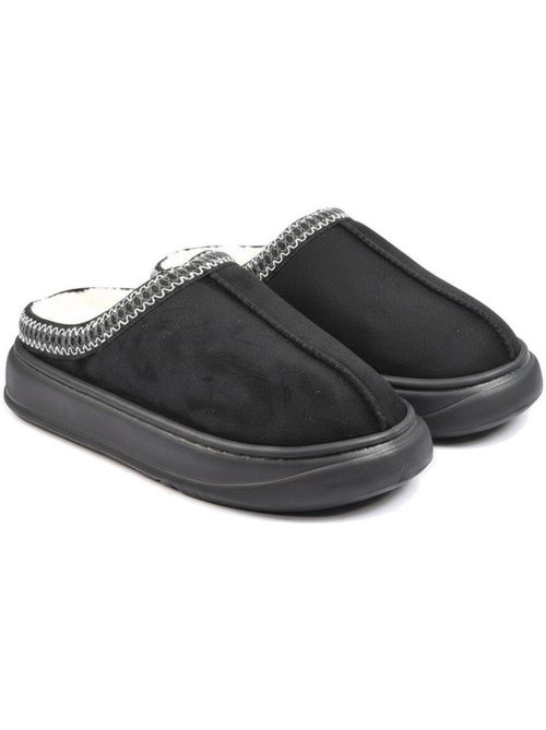 Mulas mulher estilo escandinavo, forro quente, sola antiderrapante ozabi - Kiabi Mulas mulher estilo escandinavo, forro quente, sola antiderrapante ozabi - Kiabi