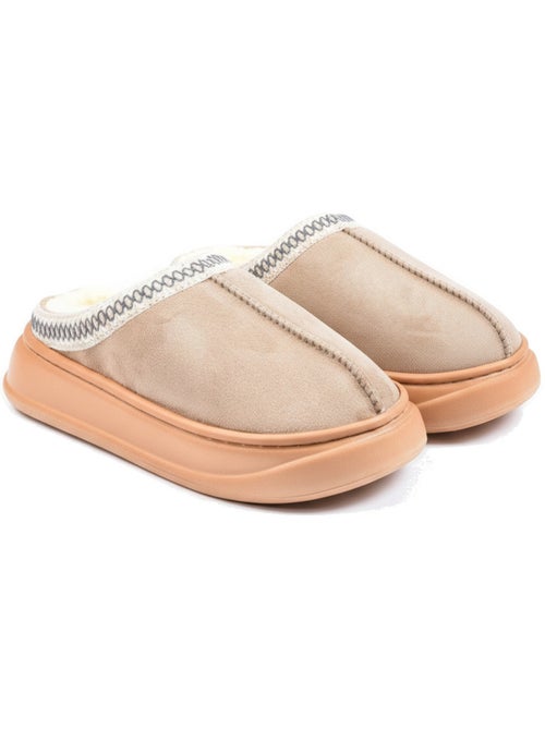 Mulas mulher estilo escandinavo, forro quente, sola antiderrapante ozabi - Kiabi Mulas mulher estilo escandinavo, forro quente, sola antiderrapante ozabi - Kiabi