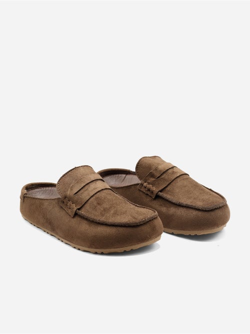 Mules com efeito de camurça - Kiabi Mules com efeito de camurça - Kiabi