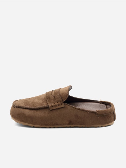Mules com efeito de camurça - Kiabi Mules com efeito de camurça - Kiabi