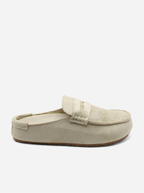 Mules com efeito de camurça - Kiabi Mules com efeito de camurça - Kiabi