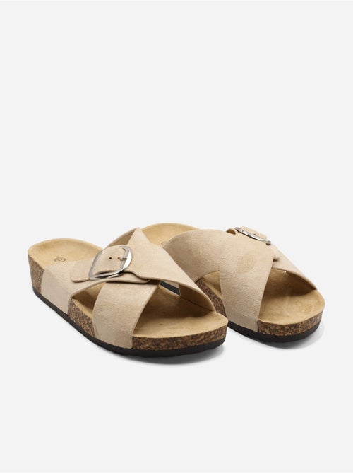 Mules com tiras cruzadas - Kiabi Mules com tiras cruzadas - Kiabi