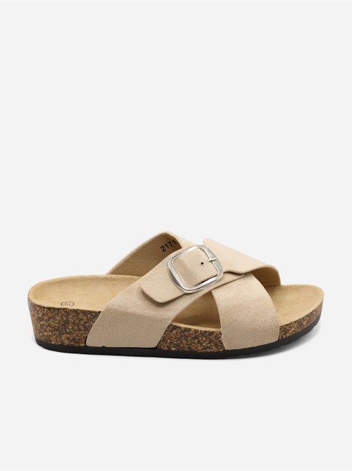 Mules com tiras cruzadas - Kiabi Mules com tiras cruzadas - Kiabi
