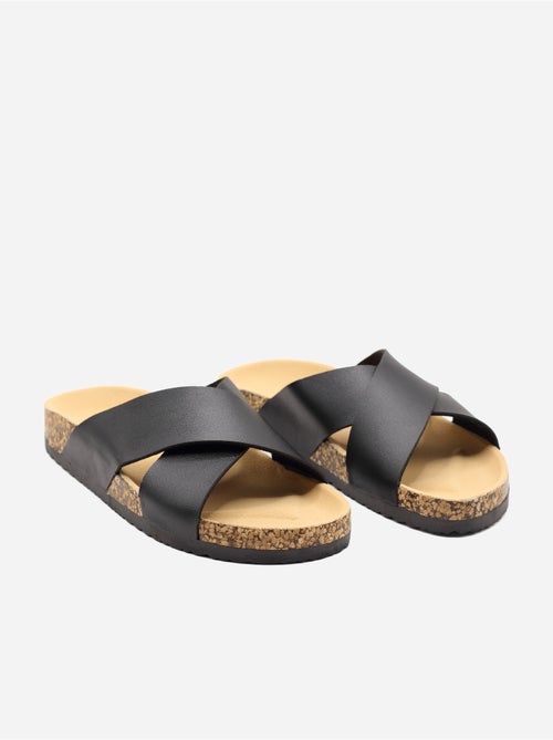 Mules com tiras cruzadas - Kiabi Mules com tiras cruzadas - Kiabi